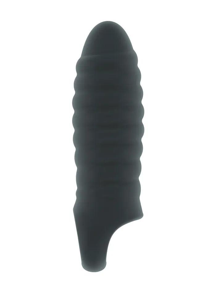 Shots Sono Male Sex Toys Sono No36 Stretchy Thick Penis Extension Grey
