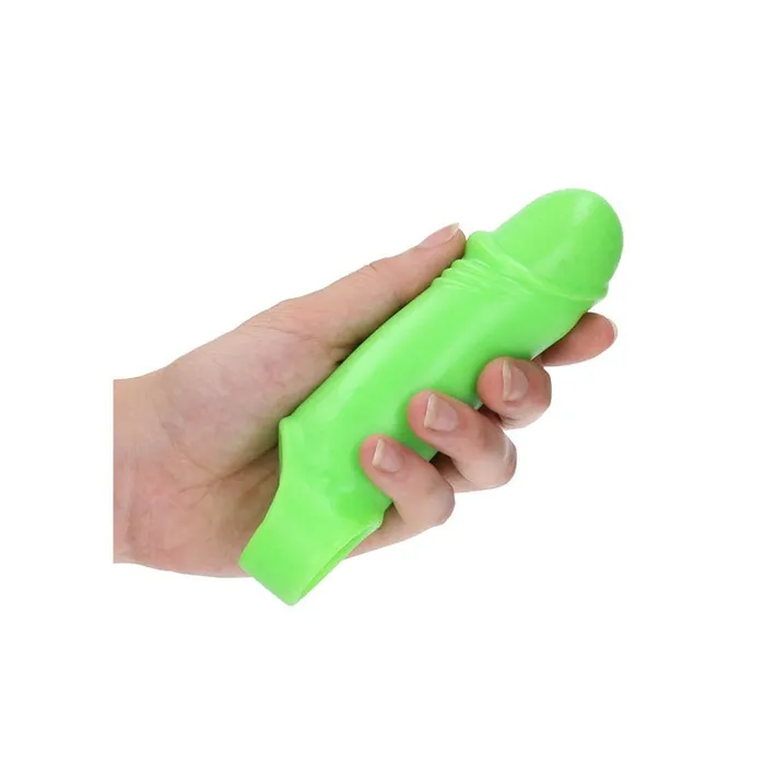 Shots Toys Male Sex Toys OUCH Glow In The Dark Smooth Thick Stretchy Penis Sleeve Glow in Dark 16 cm Penis Extension Sleeve Shots Toys Male Sex Toys OUCH Glow In The Dark Smooth Thick Stretchy Penis Sleeve Glow in Dark 16 cm Penis Extension Sleeve