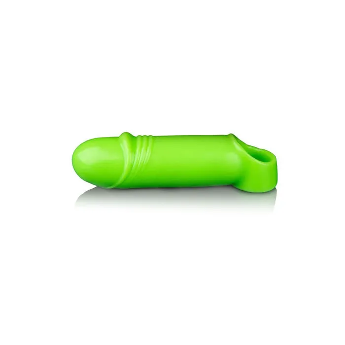 Shots Toys Male Sex Toys OUCH Glow In The Dark Smooth Thick Stretchy Penis Sleeve Glow in Dark 16 cm Penis Extension Sleeve Shots Toys Male Sex Toys OUCH Glow In The Dark Smooth Thick Stretchy Penis Sleeve Glow in Dark 16 cm Penis Extension Sleeve