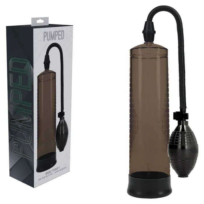 Shots Toys Male Sex Toys PUMPED Basic Pump 1 Black Penis Pump