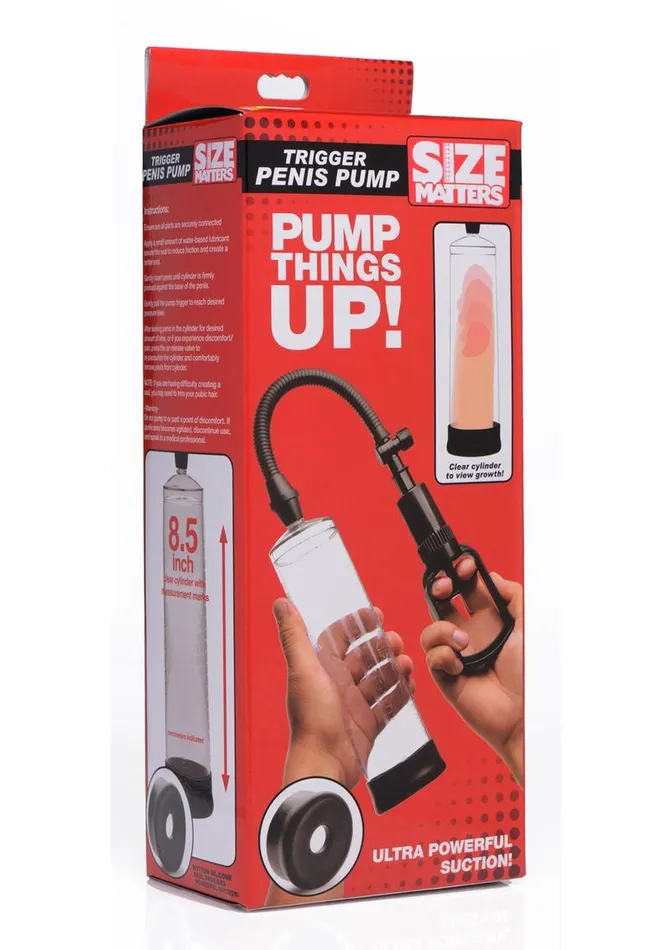 Size Matters Male Sex Toys Size Matters Trigger Penis Pump