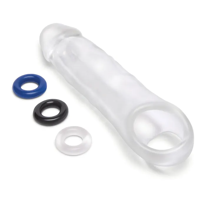 Size Up 2 Inch SeeThru Penis Extender with Ball Loop Clear 5 cm Xgen Products Male Sex Toys Size Up 2 Inch SeeThru Penis Extender with Ball Loop Clear 5 cm Xgen Products Male Sex Toys