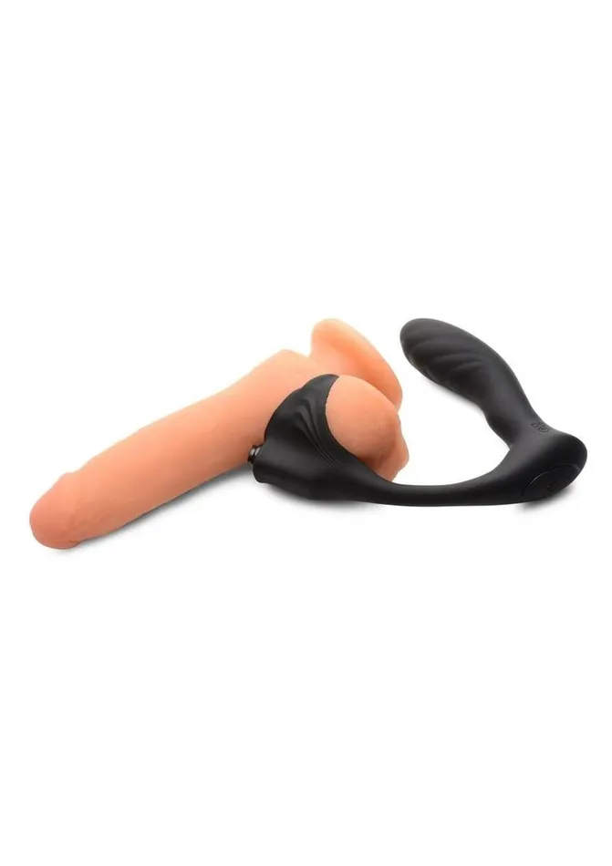 Trinity Men 7x Silicone Prostate Plug with Ball Stretcher and Remote Control Trinity Men Male Sex Toys