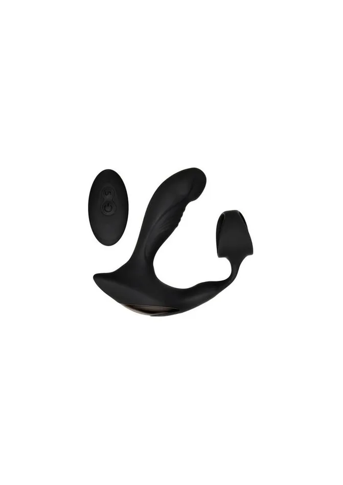 Zero Tolerance Strapped and Tapped Silicone Vibrating Prostate Stimulator with Remote Control Zero Tolerance Male Sex Toys