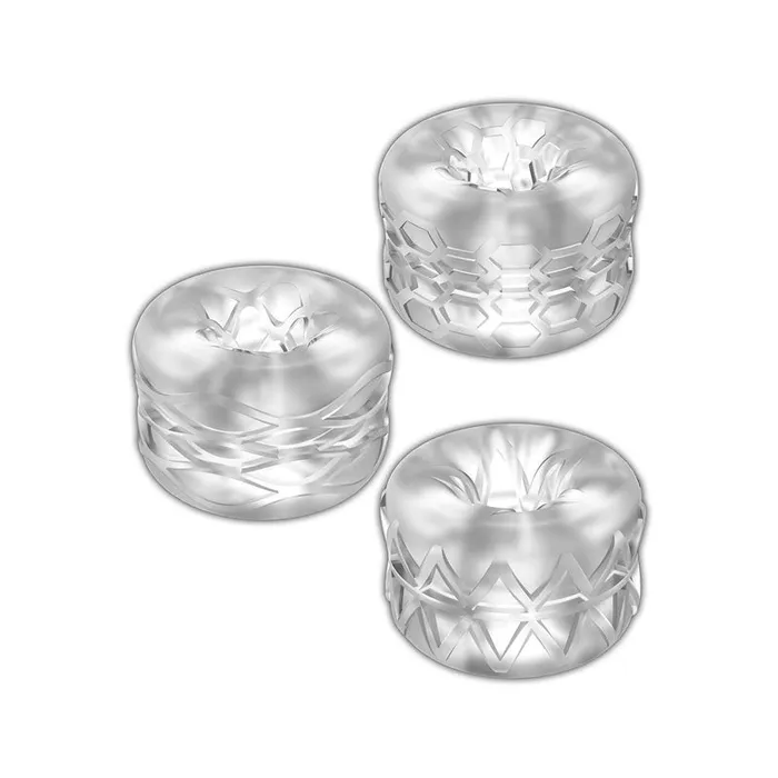 Zolo Male Sex Toys Zolo Bumperz Clear Mini Blowjob Stroker Set Zolo Male Sex Toys Zolo Bumperz Clear Mini Blowjob Stroker Set