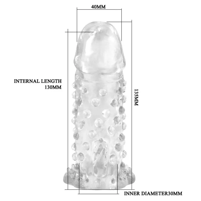 Brave Man Penis Sleeve Nodule Clear PRE Male Sex Toys Brave Man Penis Sleeve Nodule Clear PRE Male Sex Toys
