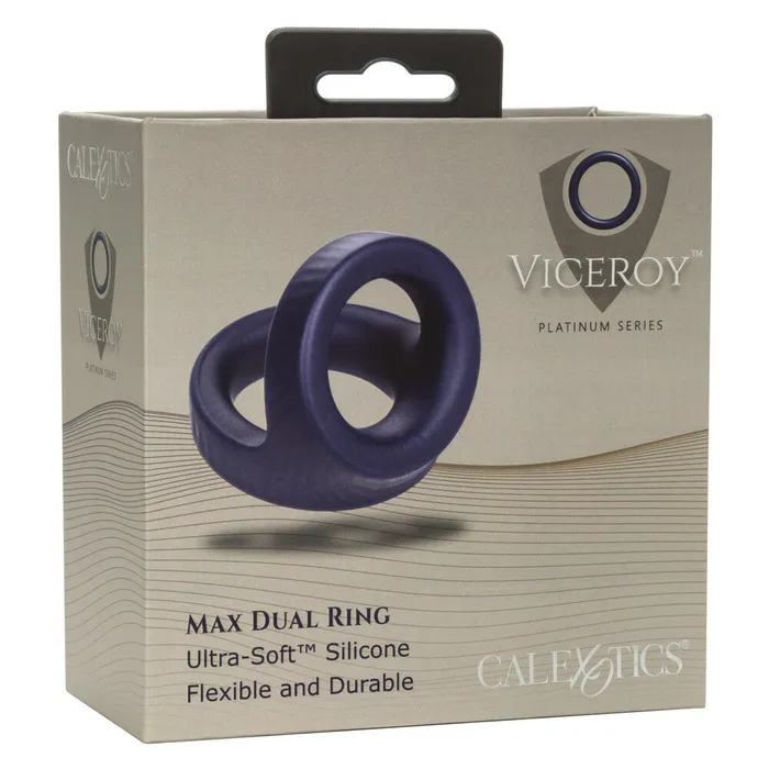 CalExotics Male Sex Toys Viceroy Max Dual Silicone Cock Ring CalExotics Male Sex Toys Viceroy Max Dual Silicone Cock Ring