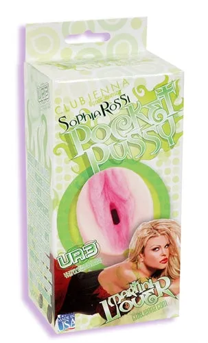 Doc Johnson Male Sex Toys Sophia Rossi Ultraskyn Pocket Pussy