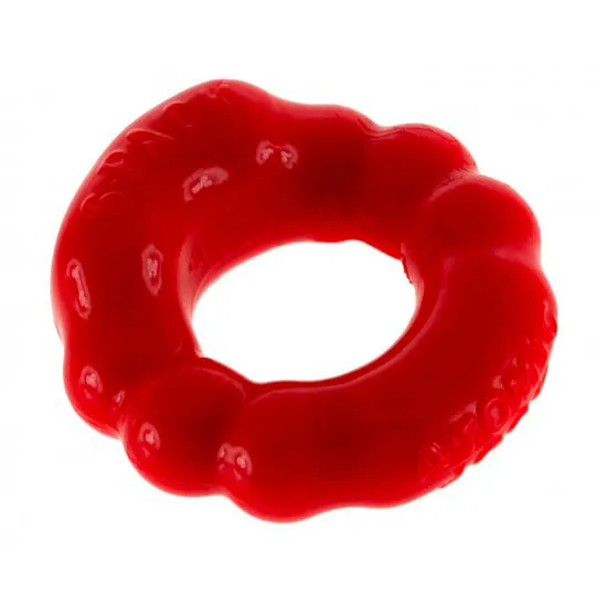 Male Sex Toys Oxballs Oxballs 6Pack Sport Cock Ring Atomic JOCK Red