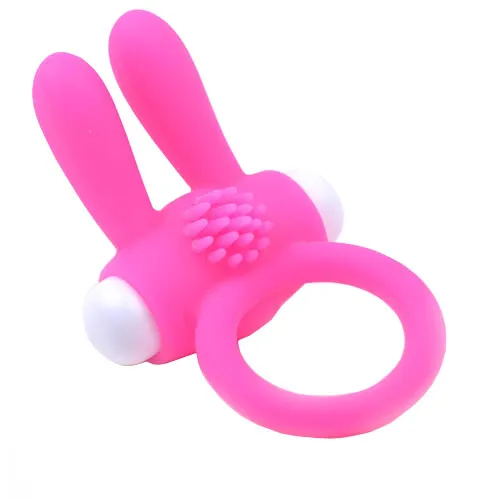 Male Sex Toys Various brands Cock Ring With Rabbit Ears Pink