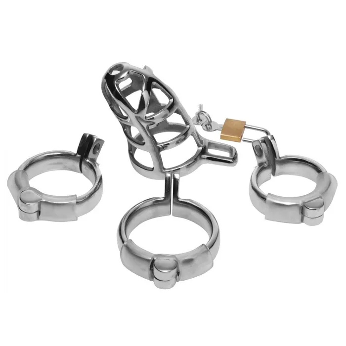 Master Series Male Sex Toys Master Series Detained Stainless Steel Chastity Cage Master Series Male Sex Toys Master Series Detained Stainless Steel Chastity Cage