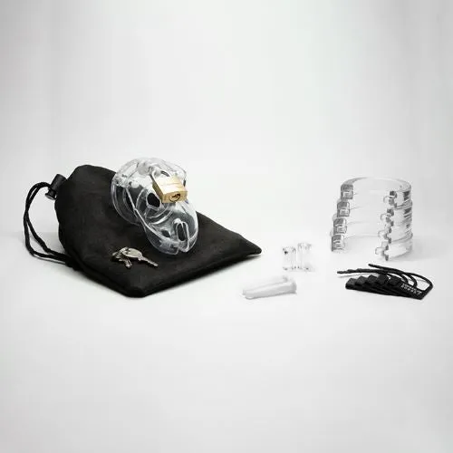 Mr Stubb Kit 175in Clear Cock Cage CBX Male Chastity Male Sex Toys