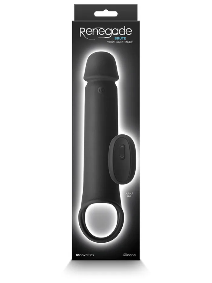 Renegade Brute Vibrating Extension With Remote RENAGADE Male Sex Toys