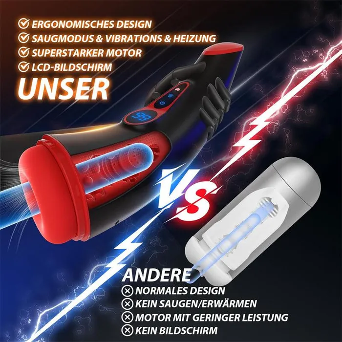 Sex Spielzeug fr Mnner Elektrischer Masturbator Cup xeoxhoneyde Male Sex Toys