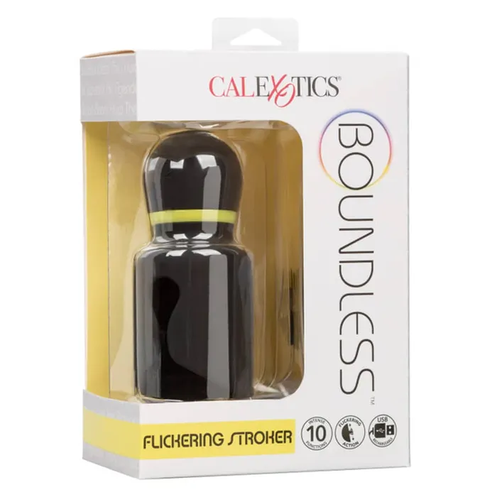 Boundless Flickering Stroker Black CalExotics Male Sex Toys