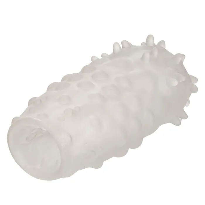 CalExotics Male Sex Toys Boundless Reversible Nubby Stroker Clear