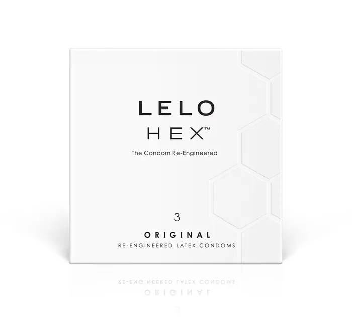 Lelo Male Sex Toys Hex Condoms Original 3 Pack