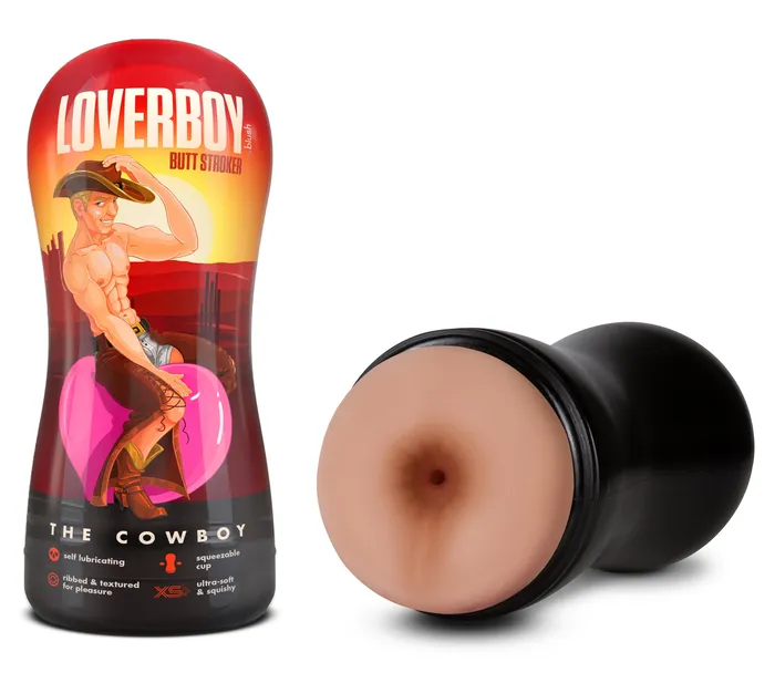 Male Sex Toys Blush Loverboy Cowboy Self Lubricating Stroker Beige