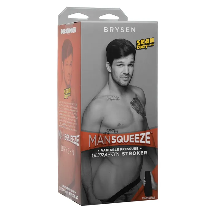Male Sex Toys Doc Johnson Man Squeeze ULTRASKYN Ass Stroker Brysen