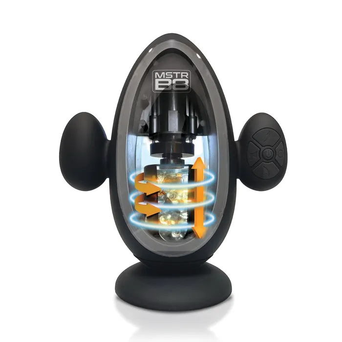 Male Sex Toys MSTR B8 MSTR B8 Blast Off Automatic Thrusting Vibrating Stroker