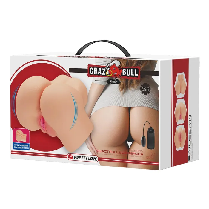 Male Sex Toys Pretty Love Hailey Realistic Vagina and Ass Vibrator Light