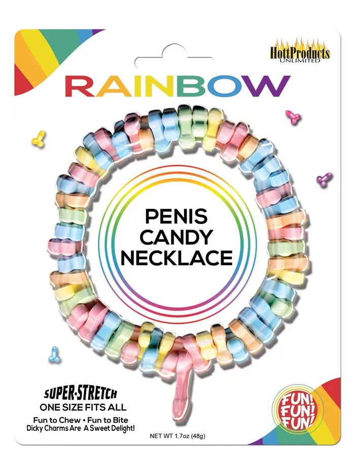 Male Sex Toys Rainbow Penis Candy Necklace Hott Products Male Sex Toys Rainbow Penis Candy Necklace Hott Products