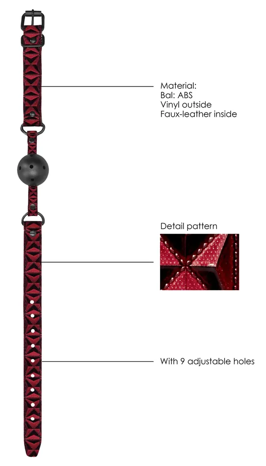 Male Sex Toys Shots Ouch Breathable Luxury Ball Gag Burgundy Male Sex Toys Shots Ouch Breathable Luxury Ball Gag Burgundy