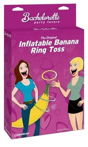 Pipedream Male Sex Toys Bachelorette Party Favors Inflatable Banana Ring Toss Pipedream Male Sex Toys Bachelorette Party Favors Inflatable Banana Ring Toss