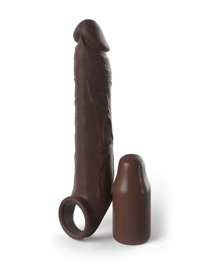 Pipedream Male Sex Toys Fantasy XTensions Elite 7 Inch Extension With Strap Brown Pipedream Male Sex Toys Fantasy XTensions Elite 7 Inch Extension With Strap Brown