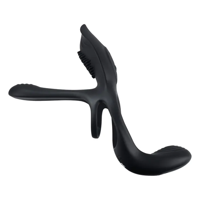 Playboy Male Sex Toys The 3 Way Cock Ring Black Playboy Male Sex Toys The 3 Way Cock Ring Black
