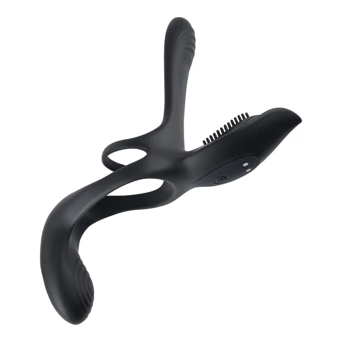 Playboy Male Sex Toys The 3 Way Cock Ring Black Playboy Male Sex Toys The 3 Way Cock Ring Black