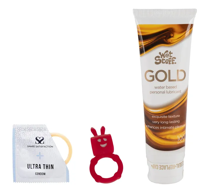 Playmate Male Sex Toys Cock Ring Wet Stuff Lubricant Share Satisfaction Ultra Thin Condoms 3Pack Bundle Playmate Male Sex Toys Cock Ring Wet Stuff Lubricant Share Satisfaction Ultra Thin Condoms 3Pack Bundle
